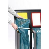 Station tri sélectif quadruple avec anneau de serrage 110L - Image 2