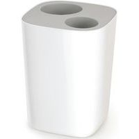 Poubelle Salle de Bains Split 8L - Gris/Blanc - Image principale