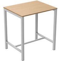 Table de réunion haute Jona Plateau  Chêne Long  : 100 cm - Image principale