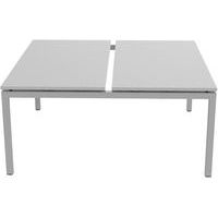 Bureau droit Bench 2 places Inesa Blanc 160 cm - Image 4