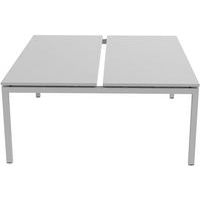 Bureau droit Bench 2 places Inesa Blanc 180 cm - Image 3