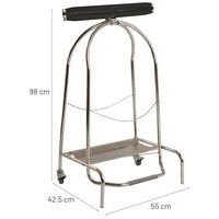 Support sac poubelle à clapet - Manutan - Image 2