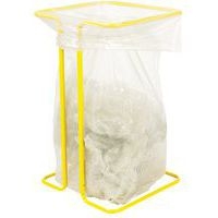Support sac-poubelle - 400L - Jaune - Manutan - Image 4