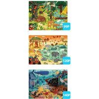 Lot 3 puzzles évolutifs aventuriers 4 ans - Image 3