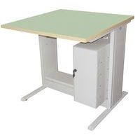 Poste Man Modulo mélaminé, support UC avec porte - Manutan Expert - Image 8