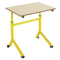 Table Atlas Mobile réglable chants alaisés Beige- Manutan Expert - Image principale