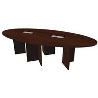 Table réunion ovale Quatuor trappe-Boîtier électrique-Manutan Expert - Image principale