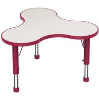 Table Clémence plateau trèfle - Manutan Expert - Image principale