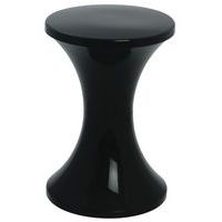 Lot 2 tabourets polypropylène Tam Tam Pop noir - Image principale