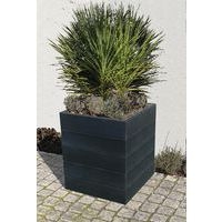Jardinière Espace carrée plastique recyclée Espace Urbain - Image 2