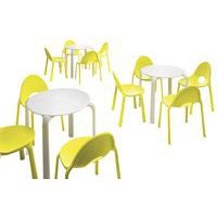 Table Drop Ronde Diam 70 Blanche - Image 2