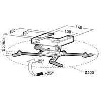 Support VP universel plafond rotatif court ERARD PRO - Image 2