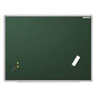 Tableau simple émaillé vert, cadre aluminium anodisé Vanerum - Image principale