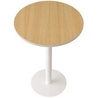 Table de réunion haute Easy 80cm plateau coloris uni - Manutan Expert - Image principale