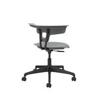 Chaise hauteur réglable Ruckus sur roulettes, assise coloris bleu gris - Image 2