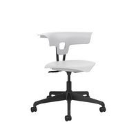 Chaise hauteur réglable Ruckus sur roulettes, assise coloris gris clair - Image principale
