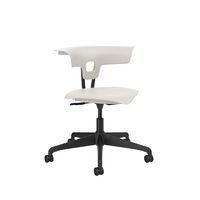 Chaise hauteur réglable Ruckus sur roulettes, assise coloris beige - Image principale