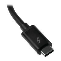 Adaptateur Thunderbolt 3 vers Thunderbolt - Windows et Mac -M/F- Noir - Image 2