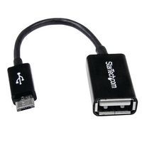 Câble adaptateur Micro USB vers USB Host OTG 12cm - M/F - Image principale