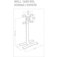 Colonne écran mobile WILL 1600XL Blanc - Erard - Image 2