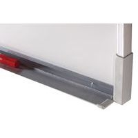 Tableau simple émaillé vert cadre alu strié naturel - Manutan Expert - Image 2