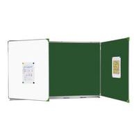 Tableau triptyque 1,20x1,50 m blanc, cadre aluminium anodisé + kit d'entretien - Image 2