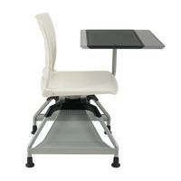 Chaise sur roulettes avec tablette Learn2 coque Strive coloris prune - Image 2