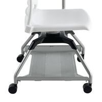 Chaise sur roulettes avec tablette Learn2 coque intellect wave coloris bleu sky - Image 4