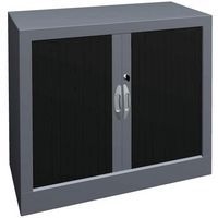 Armoire métal Classique hauteur 69 cm rideaux PVC classé au feu M1 Acial - Image 4