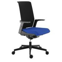Fauteuil de bureau haut dossier résille tissu M1 Tela Sokoa - Image 3