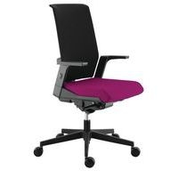 Fauteuil de bureau haut dossier résille tissu M1 Tela Sokoa - Image 6