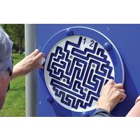 Panneau avec labyrinthes, accessible PMR - fixation platines - Image 2