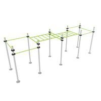 Ensemble Street workout 10 poteaux - scellement direct - Image principale