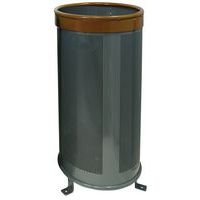 Poubelle Aro 110 L - gris/marron - Image principale