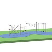 Parcours de grimpe complet Vario G - scellement direct - Image principale