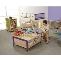 Meuble d'activités Lili montants coloris bleu turquoise - Image 2