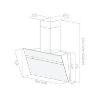 Hotte décorative murale ELICA 735 m3/h - PRF0100993 - Image 2