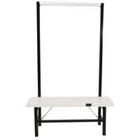 Banc pvc à patères PVC blanc - À monter - Manutan Expert - Image 3