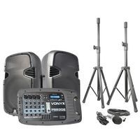 Ensemble de sono portable 10" SD/USB/MP3/BT avec pieds - PSS302 - Image principale