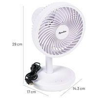 Ventilateur de table USB 5" avec oscillation - Image 5