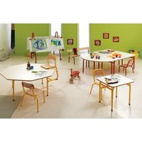 Table Elodie II ovale, 4 pieds tube - Image 2