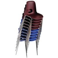 Lot 5 chaises coque accrochable Floride polypropylène M2 - Image 7