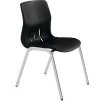 Lot de 5 chaises coque Rio piètement coloris noir - Manutan Expert - Image 3