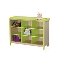 Meuble de déshabillage 9 cases sans portes Lili coloris vert - Image 2
