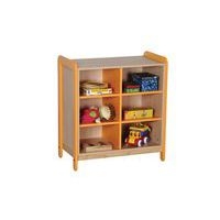 Meuble 2 colonnes 8 niches Lili hauteur 137 cm coloris vert - Image 3