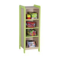 Meuble 1 colonne 3 niches Lili hauteur 98 cm coloris vert - Image 2