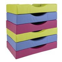 Lit mousse 120 x 60 cm coloris fuchsia - Image 4