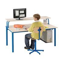 Table informatique Mimizan plateau carré - Image 2