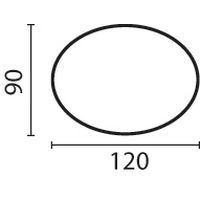 Table réglable Chloé ovale pied dégag. latéral plat. hêtre - Mobidecor - Image 2