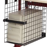 Support unité centrale grille pour table Fougères profondeur 60cm avec fermeture - Image principale